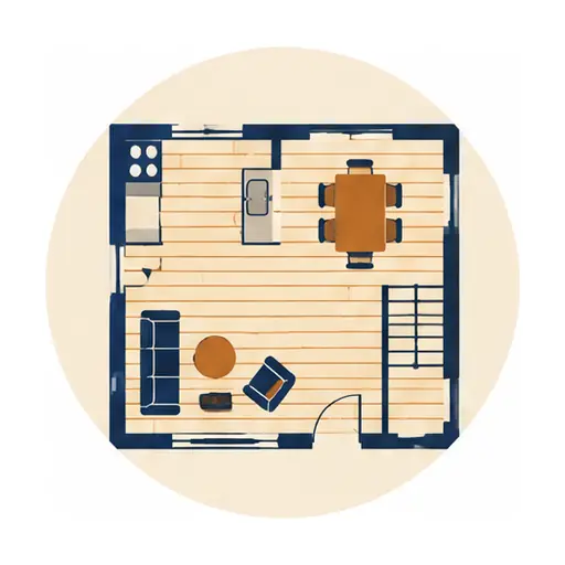Schematic: Open main floor