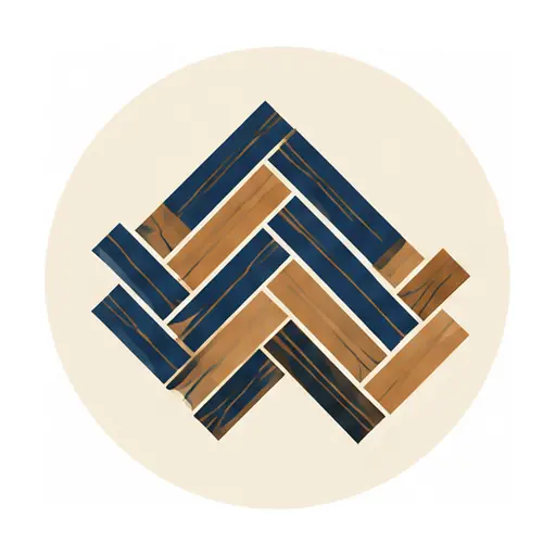 Schematic: Herringbone or chevron (engineered or solid)