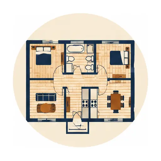 Schematic: Whole single-story home